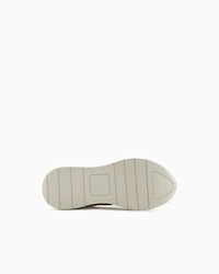Sneakers with metallic inserts