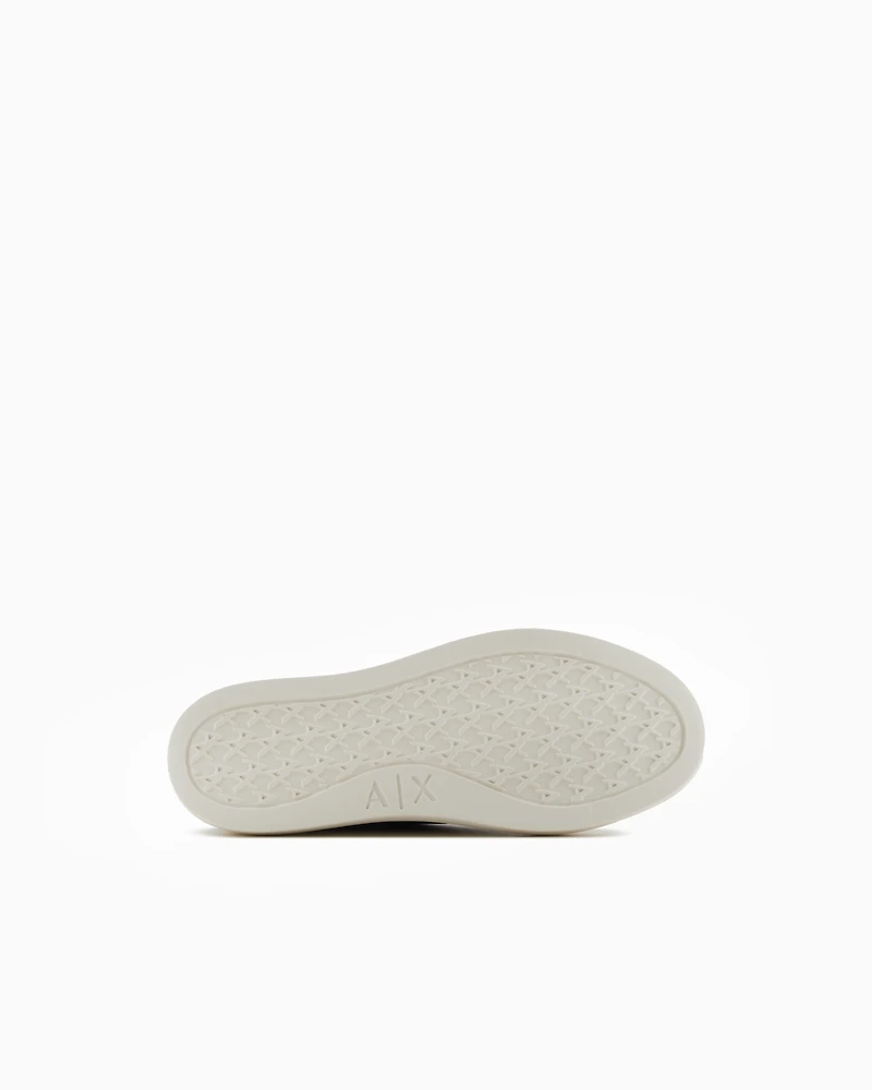 Canvas platform sneakers