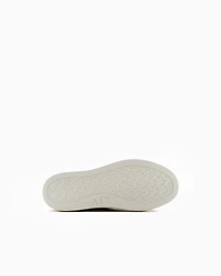 Canvas platform sneakers