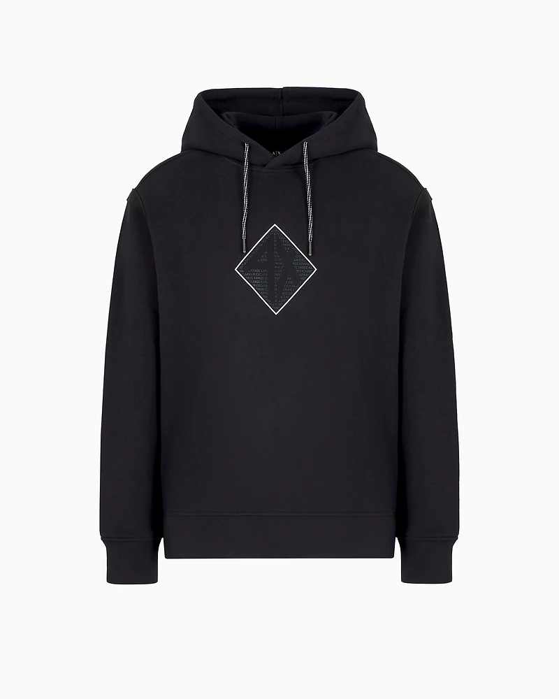 Hoodie with maxi logo on the chest