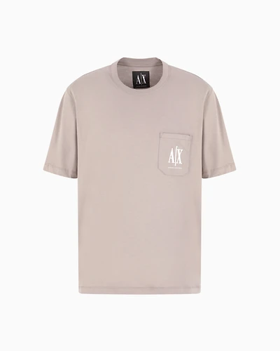 Regular fit T-shirt with pocket and logo