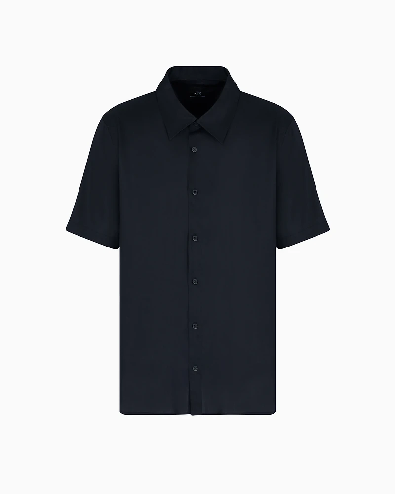Regular fit shirt lyocell twill