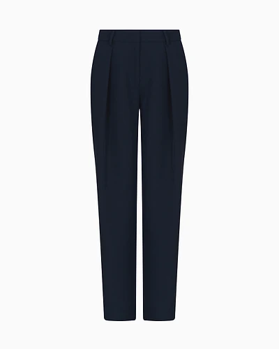 Soft trousers with pleats