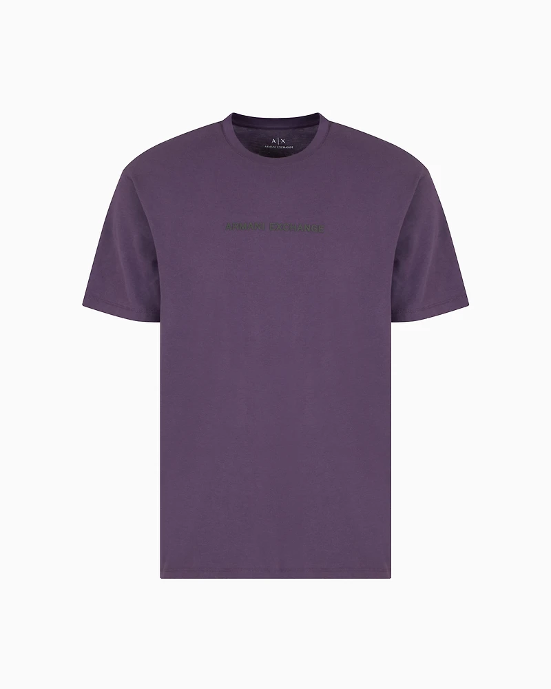 Regular fit T-shirt with logo print on the chest