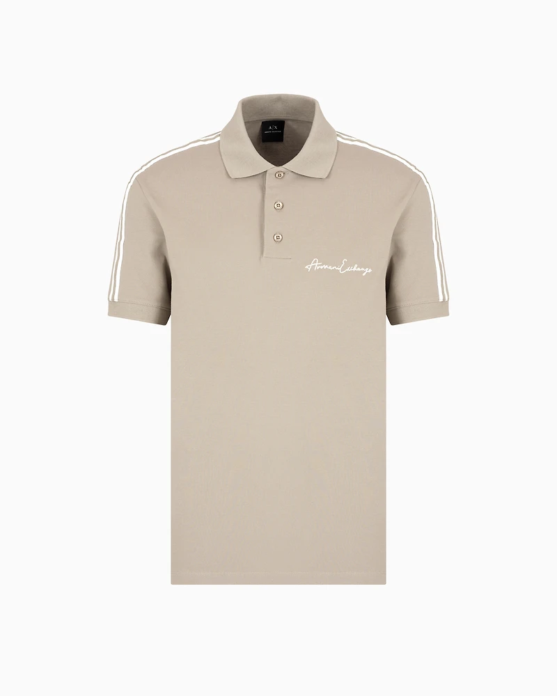 Regular fit polo shirt with Signature Logo