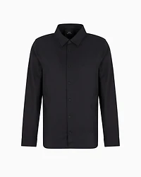 Regular fit cotton jacquard shirt