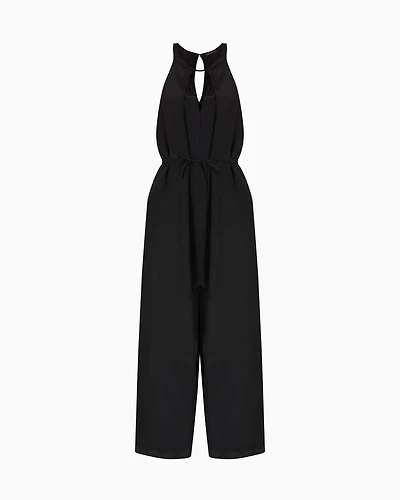 Long dress with cut out and slit