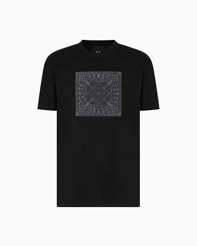 Regular fit T-shirt with kaleidoscope print