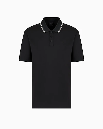 Regular fit polo shirt mercerised cotton
