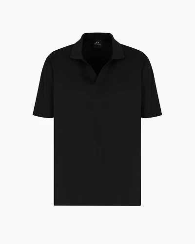 Regular fit polo shirt mercerised cotton