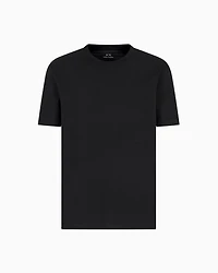 Regular fit mercerised cotton T-shirt