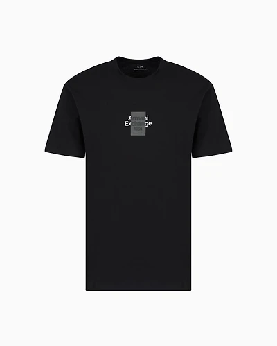 Regular fit cotton T-shirt with logo