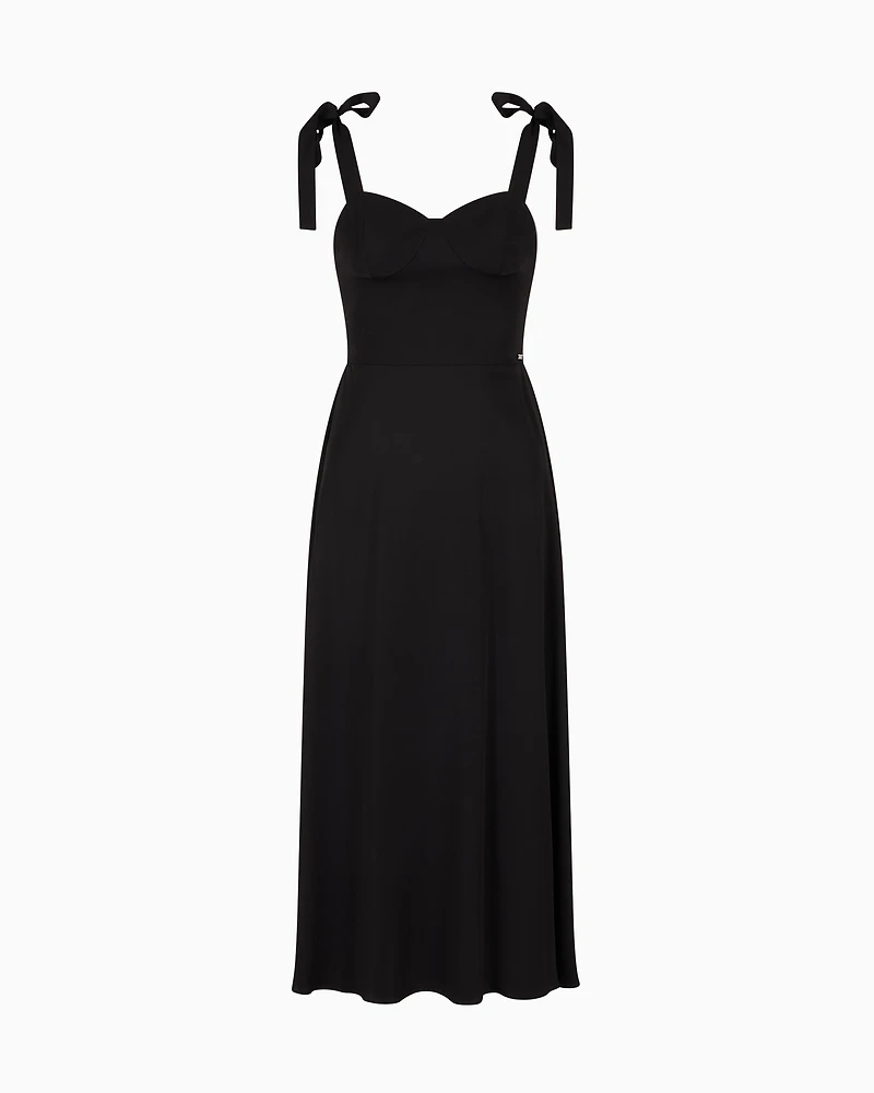 Longuette dress viscose