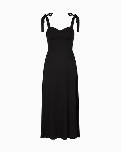 Longuette dress viscose
