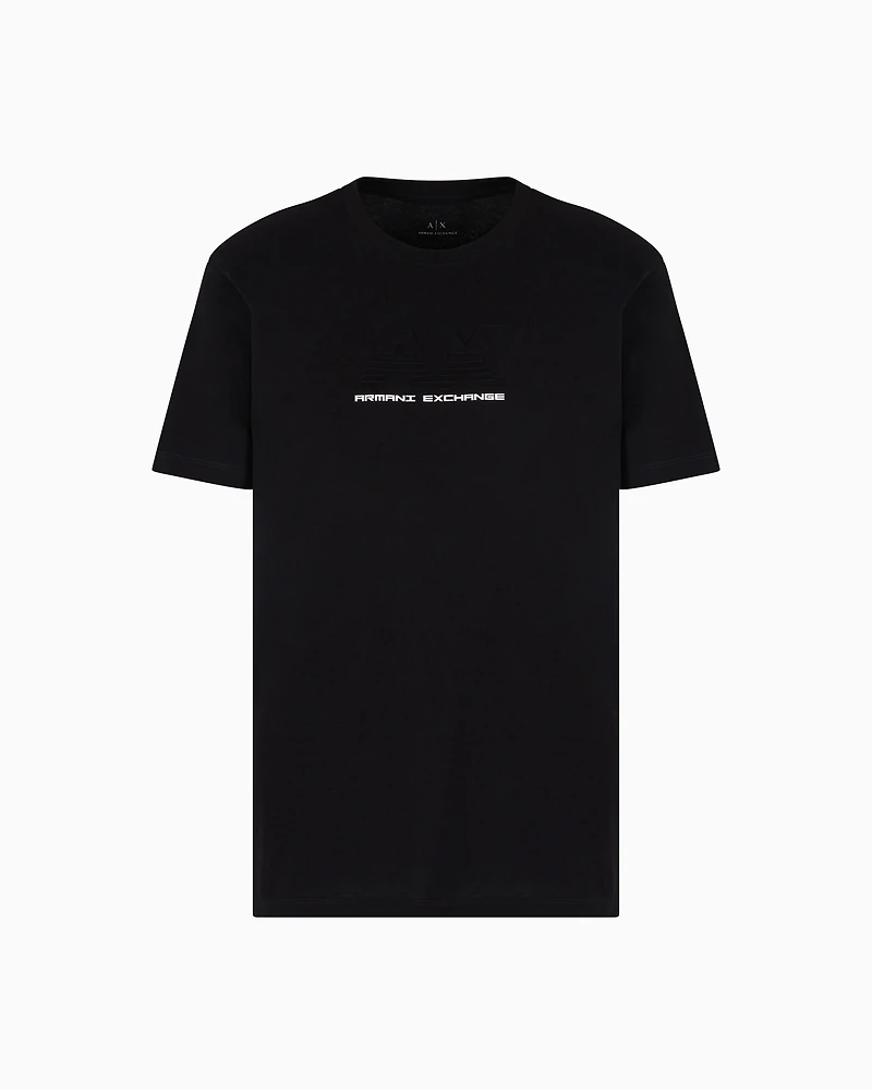Regular fit T-shirt with embossed logo