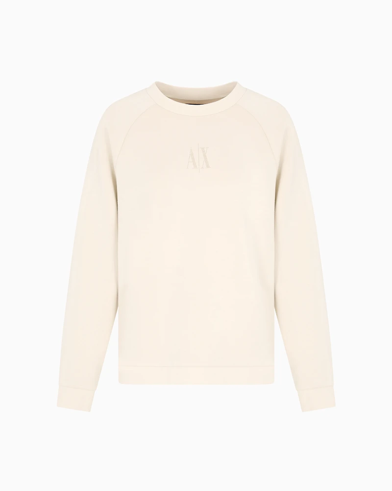 Glitter Logo Crewneck Sweatshirt