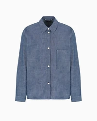 Cotton chambray shirt