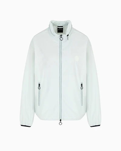 Full zip jacket with removable hood