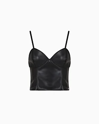 ASV Faux Leather Top