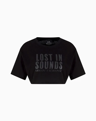 Lost sounds cropped t-shirt