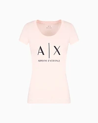 Pima Cotton Print Short T-Shirt