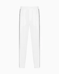 Regular fit trousers with contrasting band