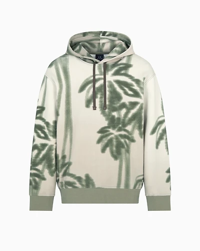 Palm tree pattern hoodie