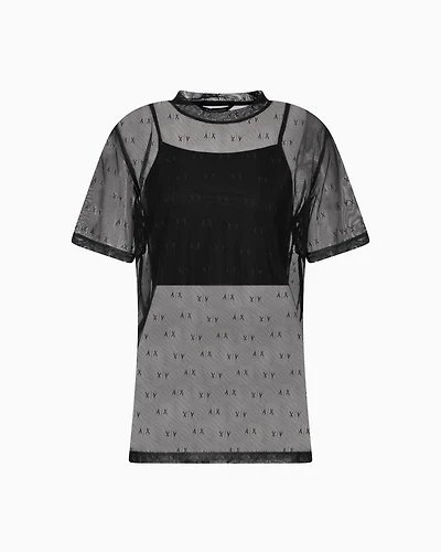 Transparent T-shirt with top