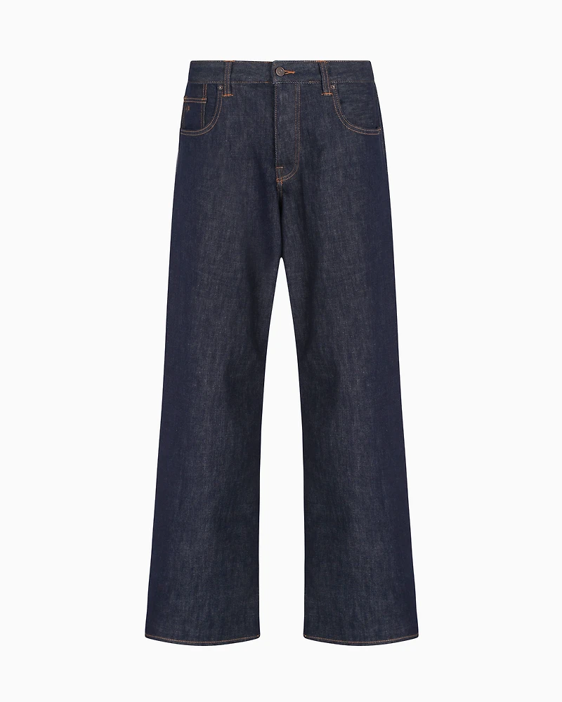 J83 baggy fit jeans cotton blend denim