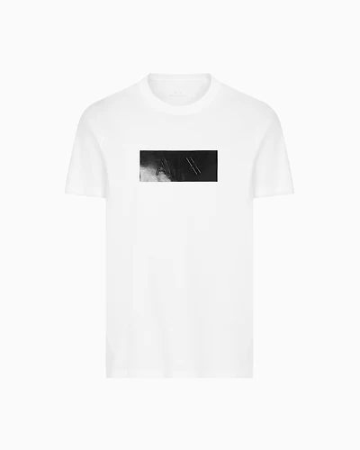 Regular fit t-shirt with vinyl logo print