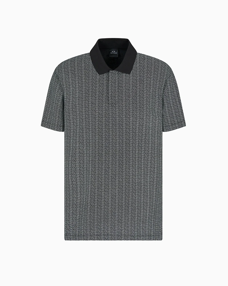 Regular fit polo shirt stretch jersey