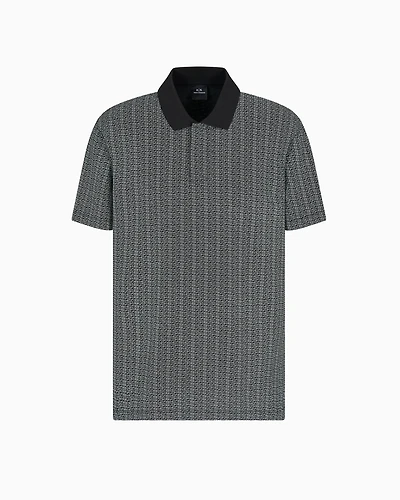 Regular fit polo shirt stretch jersey
