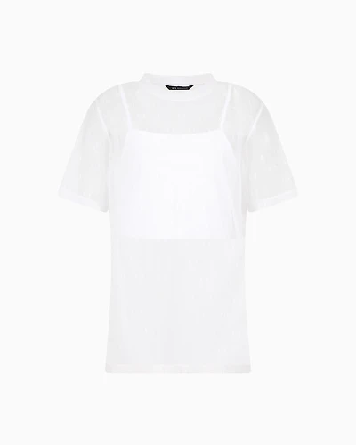 Transparent T-shirt with top
