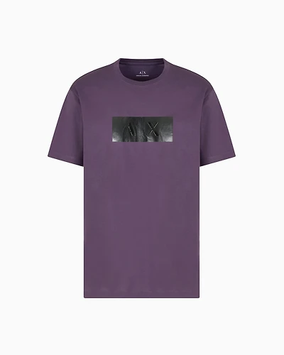 Regular fit t-shirt with vinyl logo print