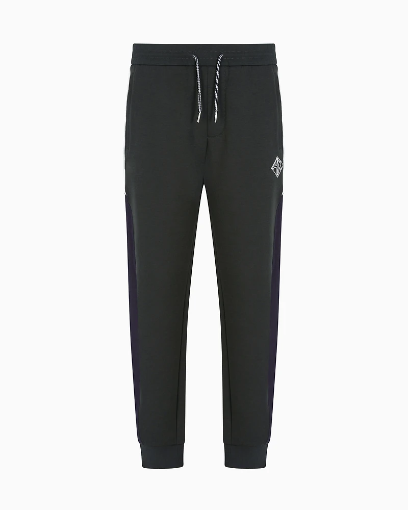 Jogger pants sweatshirt with contrasting inserts