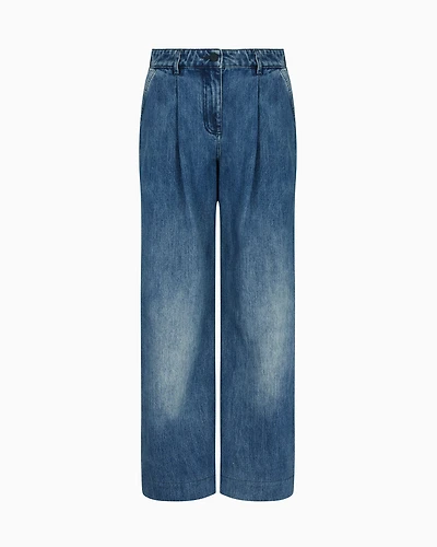 Oversized jeans denim and twill