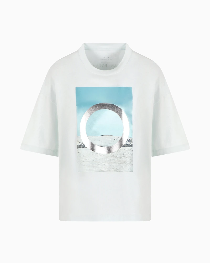 Relaxed fit T-shirt with ASV print