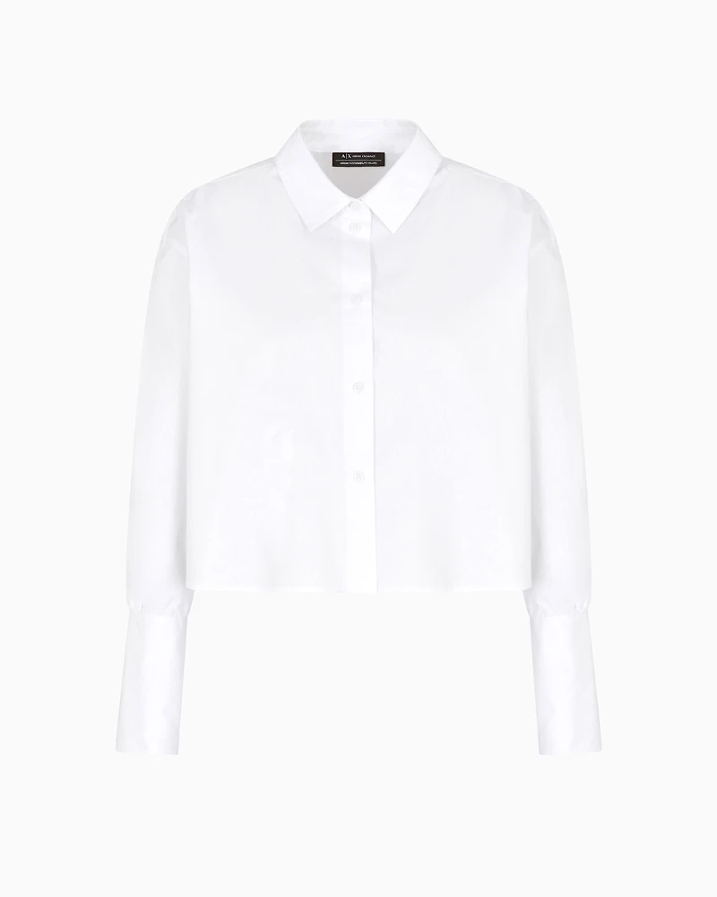 Short cotton shirt
