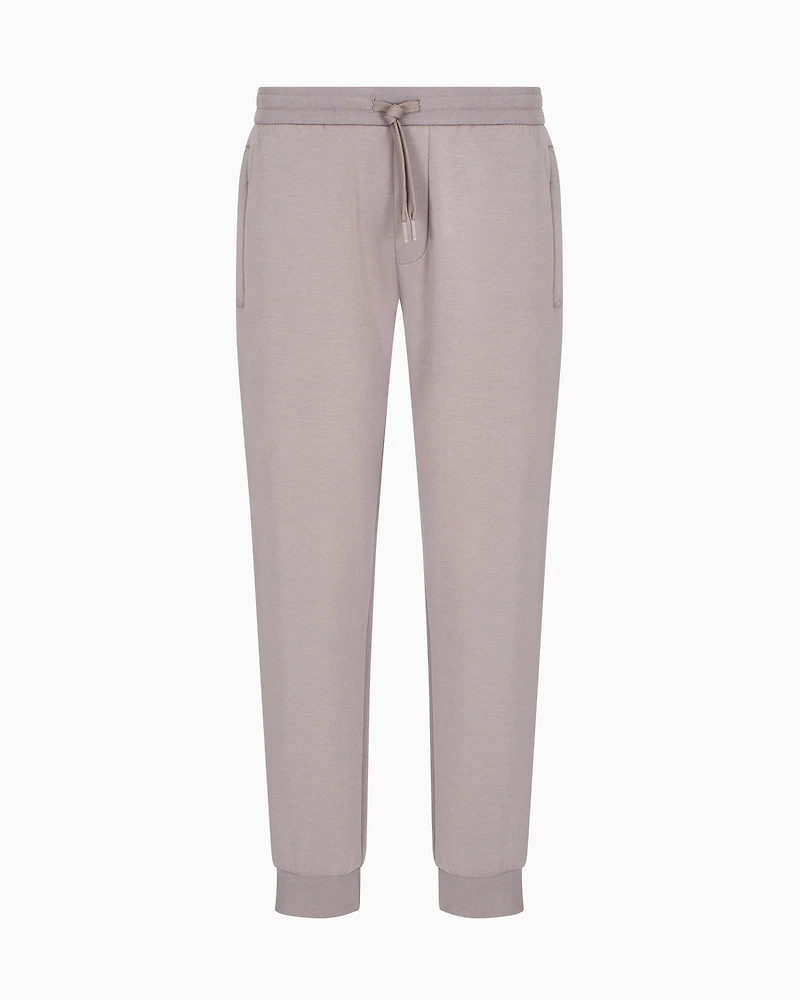 Jogger pants with logo on the back