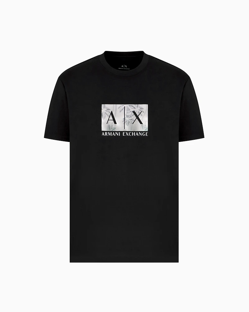 Regular fit T-shirt with maxi logo