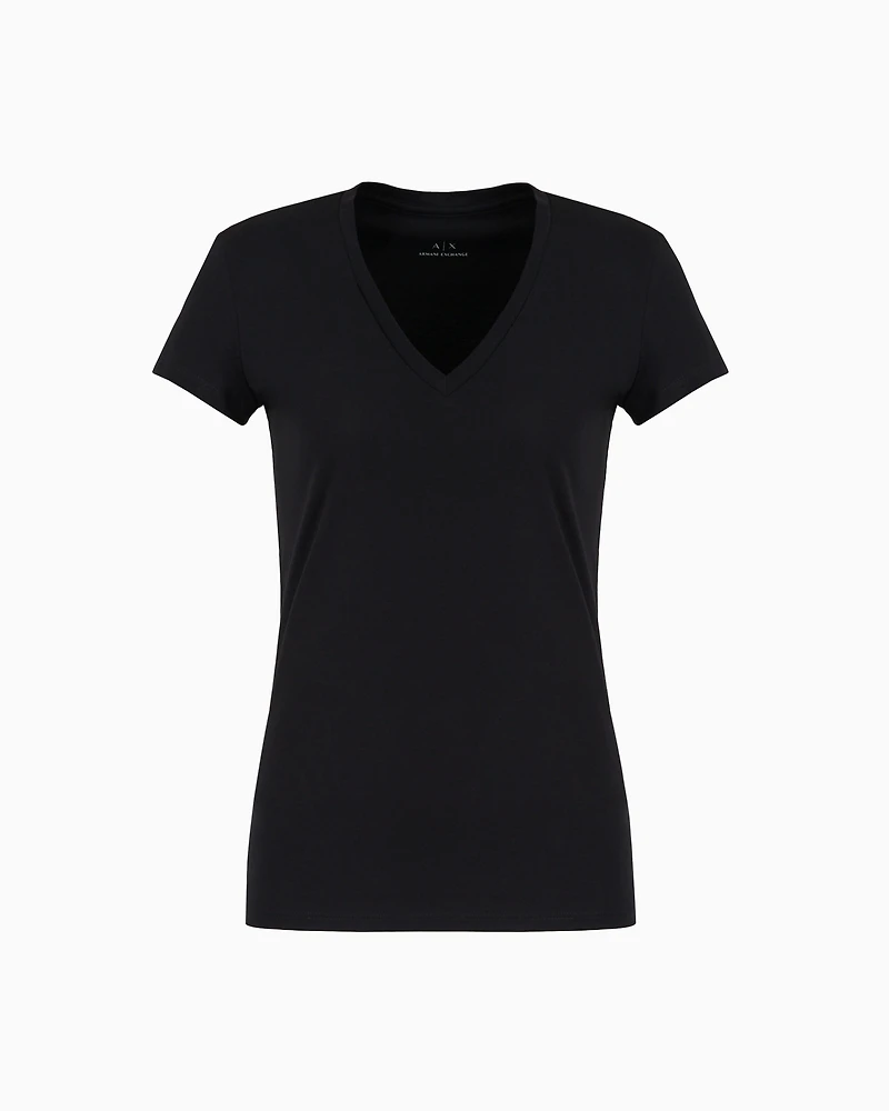 Slim fit T-shirt pima cotton jersey