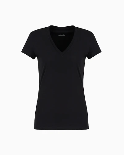 Slim fit T-shirt pima cotton jersey