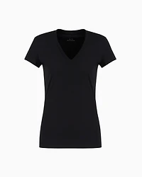 Slim fit T-shirt pima cotton jersey