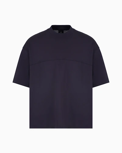 Mercerized cotton short-sleeved sweatshirt