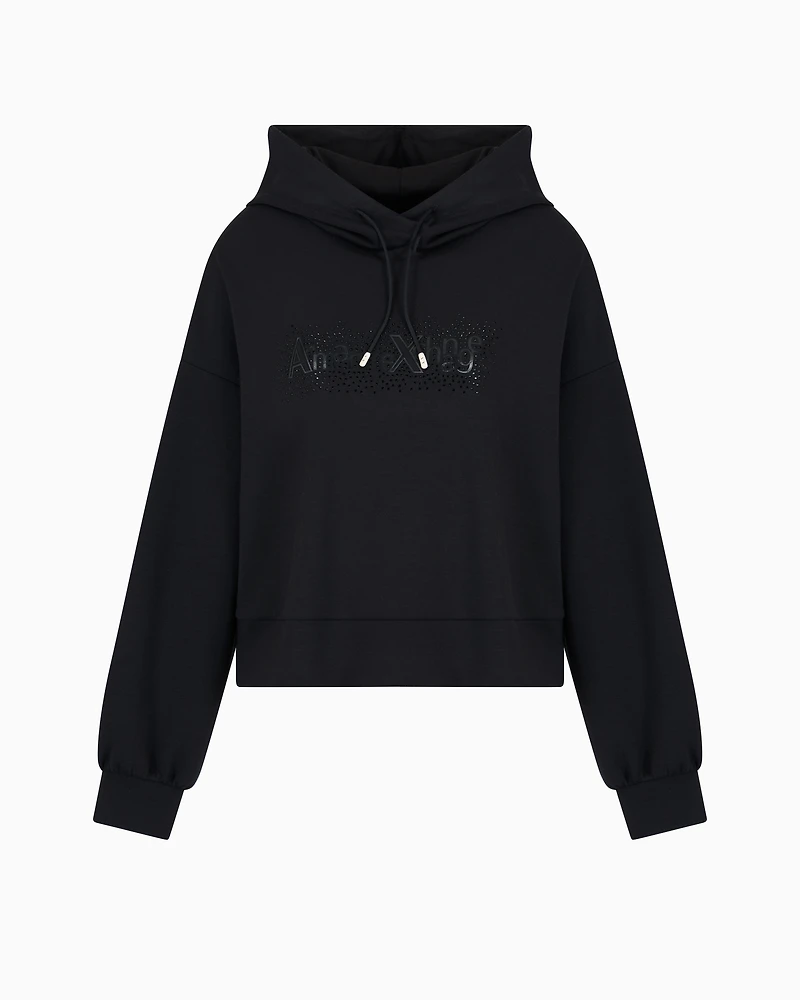 Rhinestone Logo Hoodie