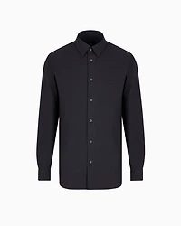 Regular fit seersucker shirt