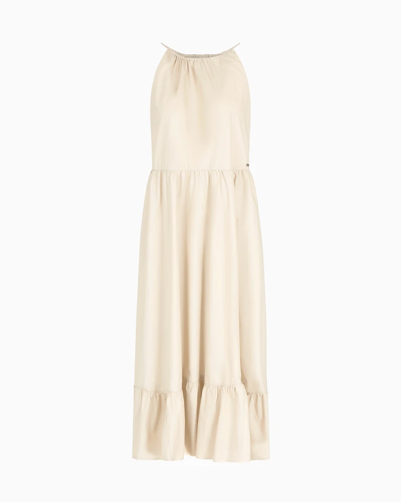 ASV Cotton Ruffle Midi Dress