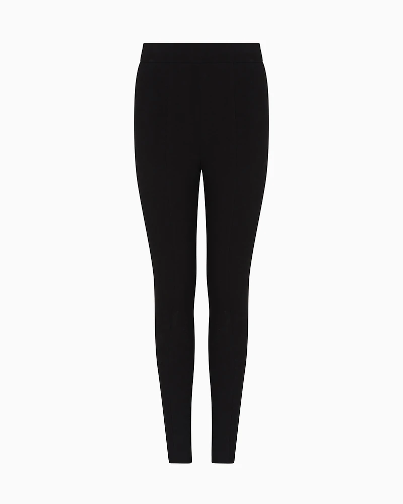 Stretch fabric leggings