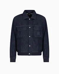 Stretch cotton denim jacket