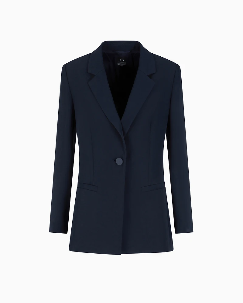 Single breasted jacket with one button